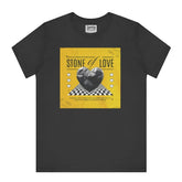 Stone of Love Heart Graphic Checkered Shirt product type